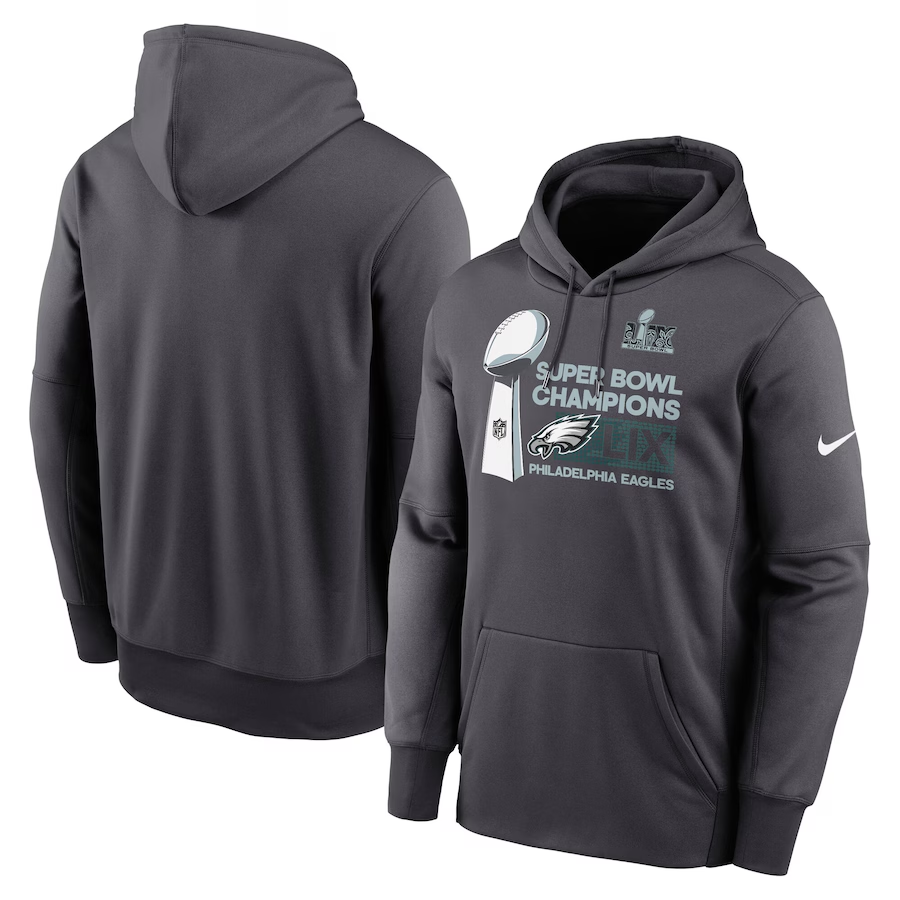 Men Philadelphia Eagles grey Nike NFL hoodie